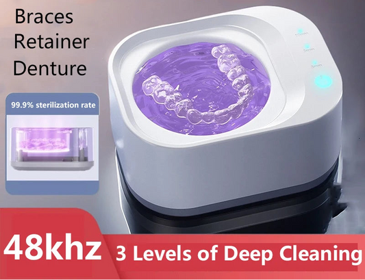 White's Ultrasonic Blue Light Portable Retainer Cleaning Device