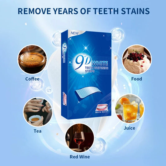 White's 9D Peroxide-Free Teeth Whitening Strips (14 pack)